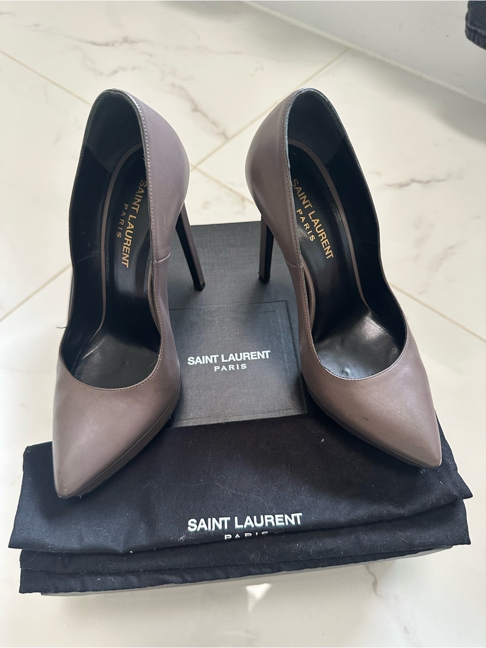 Saint Laurent  Pointed-Toe Stiletto Pumps